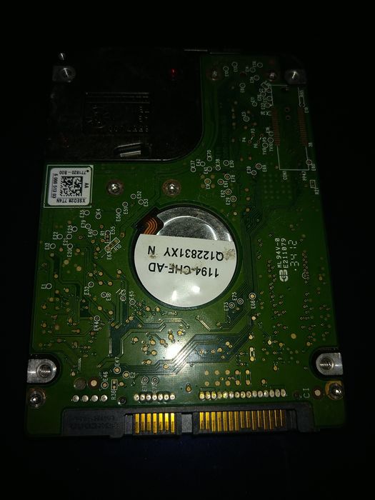 Продам WD7500BPVT-75HXZT3 (750Gb)