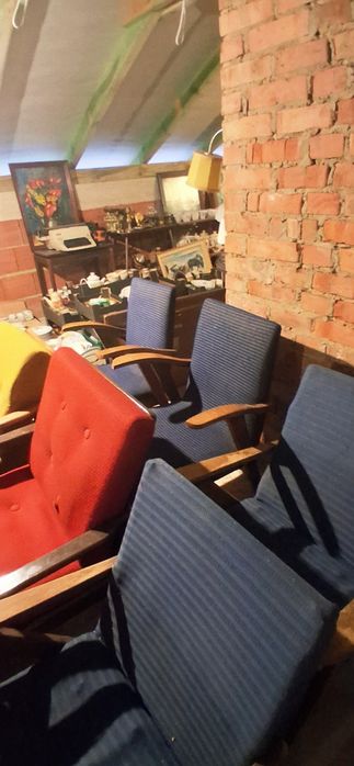 Fotele Zenon Bączyk Liski i inne z czasów PRL