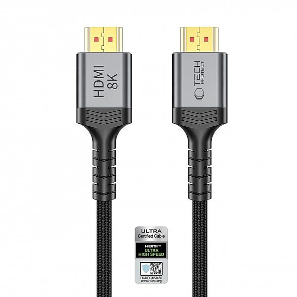 Tech-Protect Ultraboost Cable Hdmi 2.1/4K 120Hz / 8K 60Hz 300Cm Black