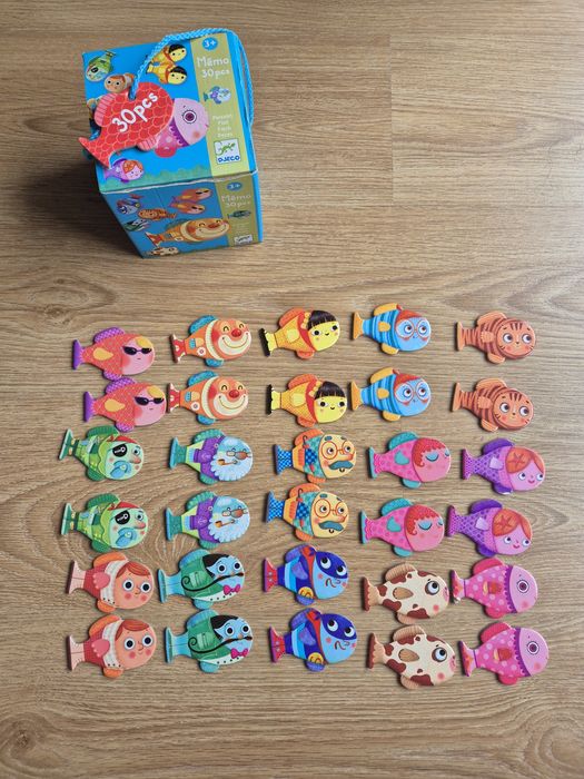 Jogo da memória- com peixes