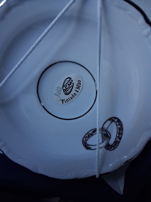 Chávenas bodas de prata