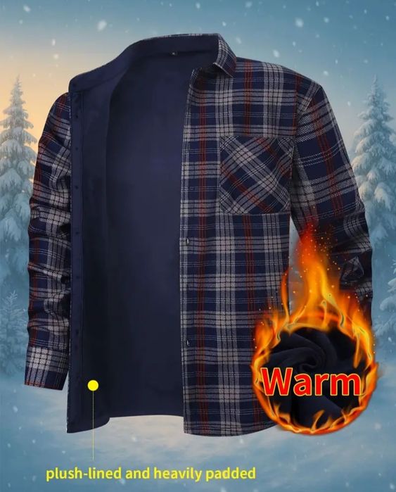 Сорочка на флісі  XL (50-52)