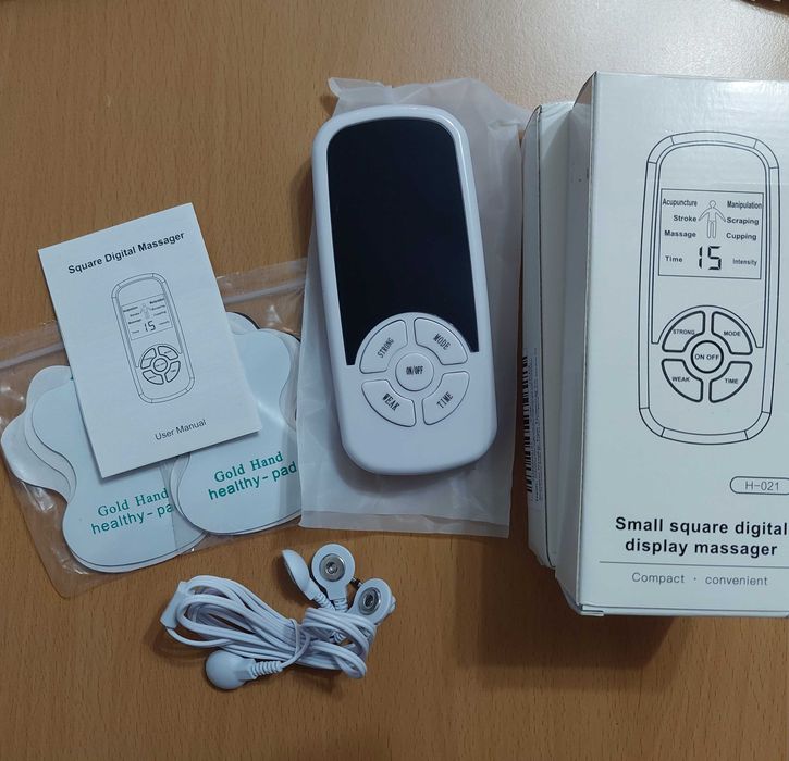 Eletroestimulador muscular massagem EMS + TENS Fisioterapia Musculação