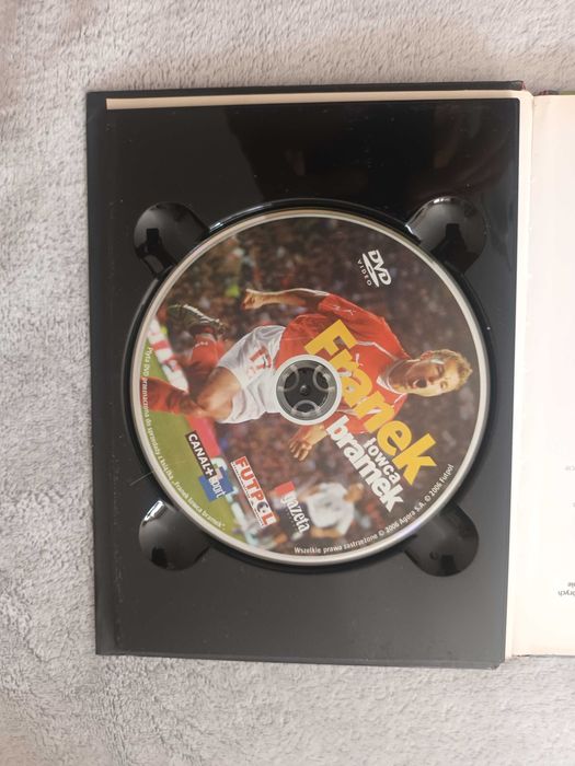 Książka z płytą DVD "Franek, łowca bramek"