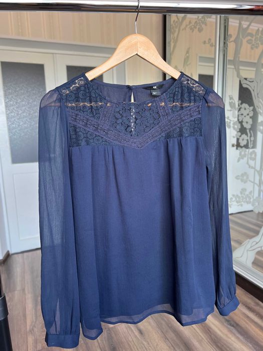 Жіноча блуза з мереживом H&M