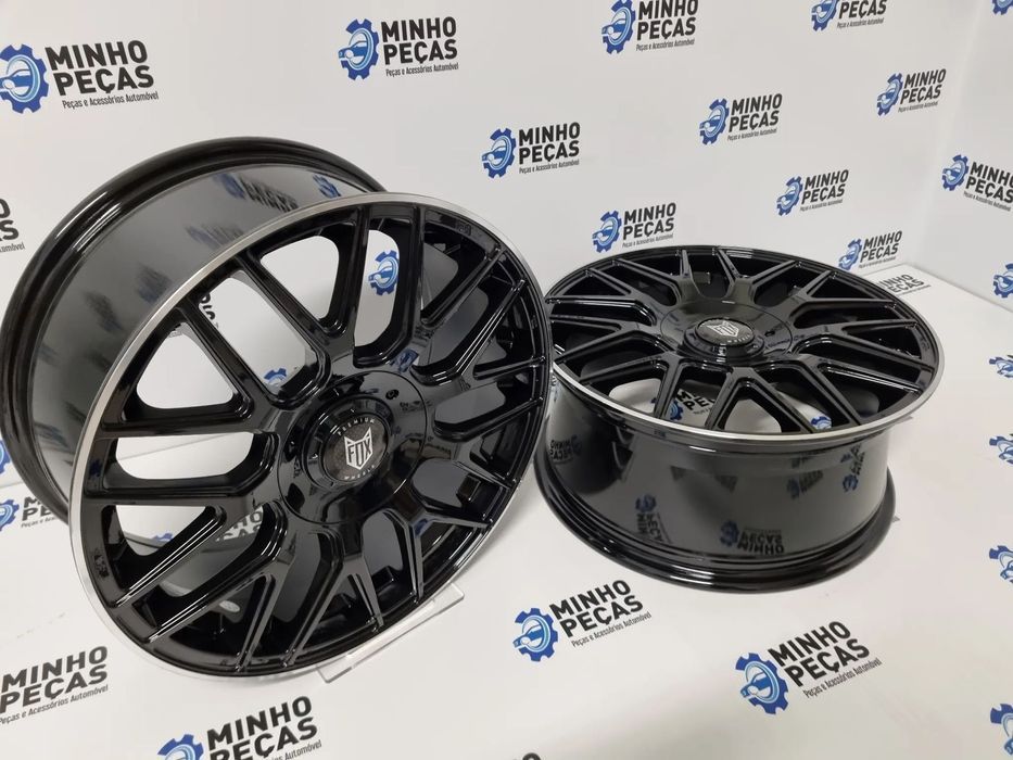 Jantes FOX VR3 em 17 Black Polish (5x100 | 5x112)