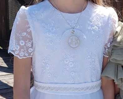 Sukienka komunijna + bolerko 140 Komunia Alba