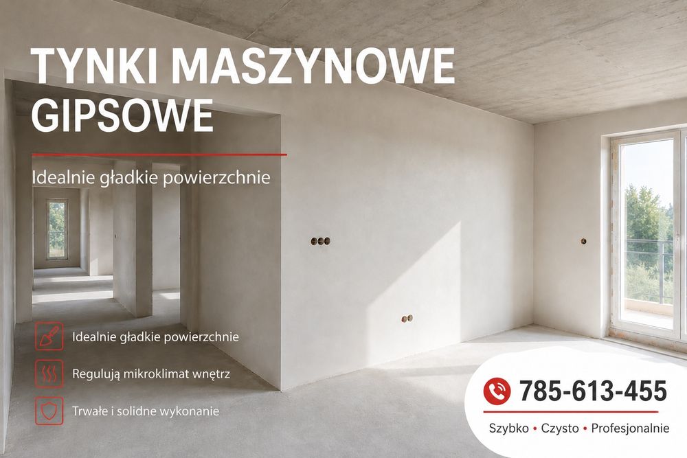 Tynki  maszynowe