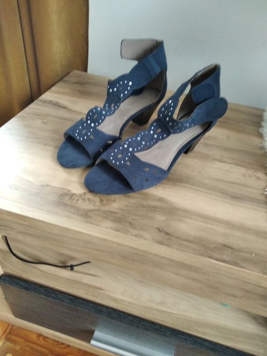 Sandały granatowe