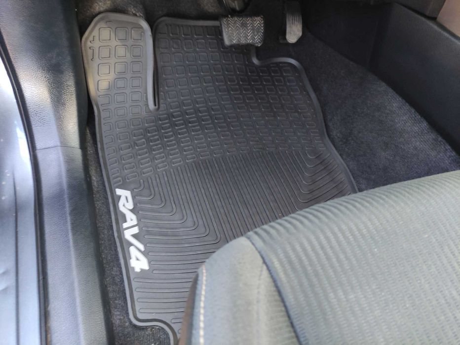 Гумові килимки в салон Toyota Rav-4 2012-2019 Тойоту Рав 4 резиновые коврики для Тойоты Раф