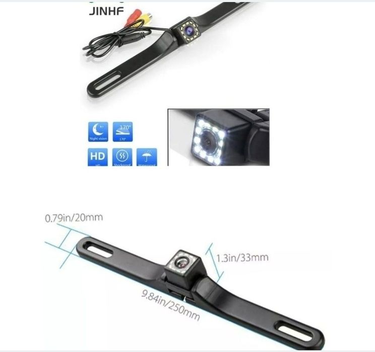 Автореєстратор 2 типів Камера заднього виду