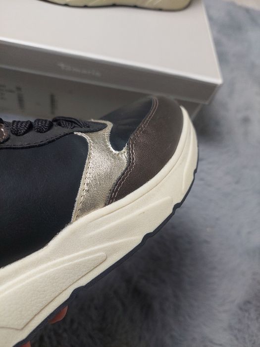 Tamaris czarne sneakersy damskie rozmiar 37