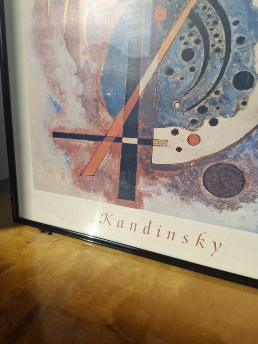 Kandinsky plakat obraz w ramie abstrakcja bauhaus vintage