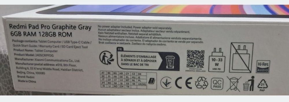 Xiaomi redmi note 14+Xiaomi redmi pad pro vendo/troco