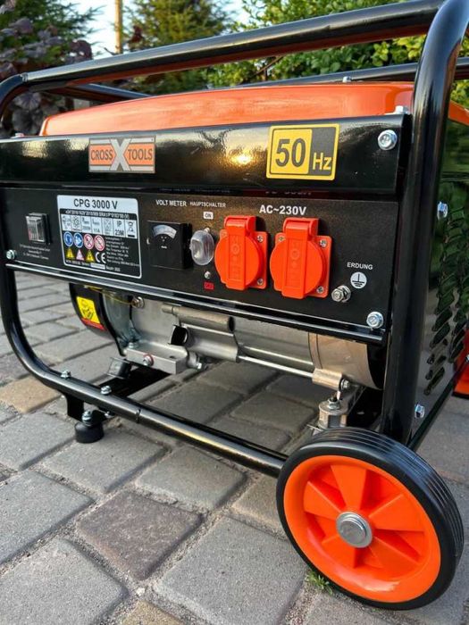 Бензиновий генератор Cross Tools CPG 3000 V 2.5 кВт/230 В 4-х тактний