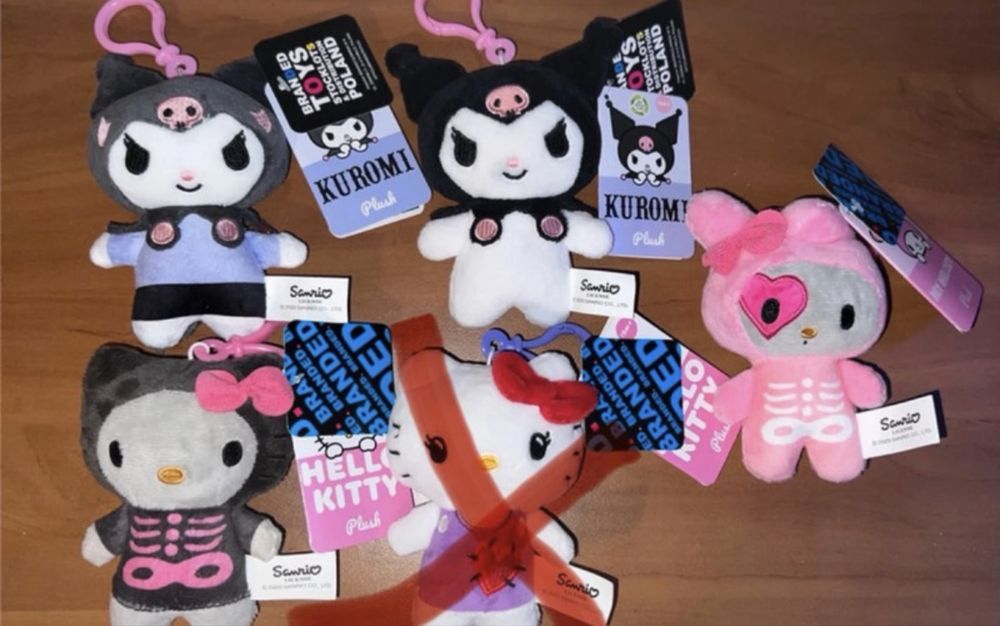 Zestaw breloczków Hello Kitty nowe