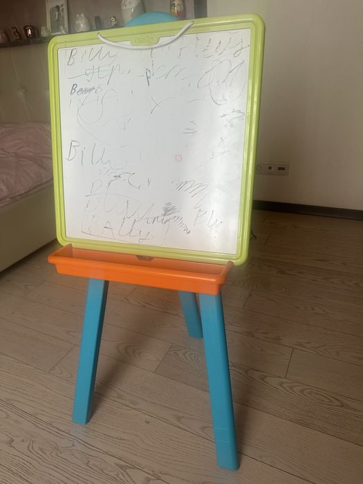 Дитячий двосторонній мольберт (дошка для малювання)