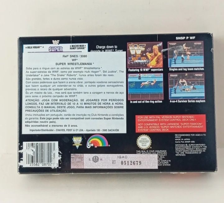 Super WrestleMania -wf super nintendo