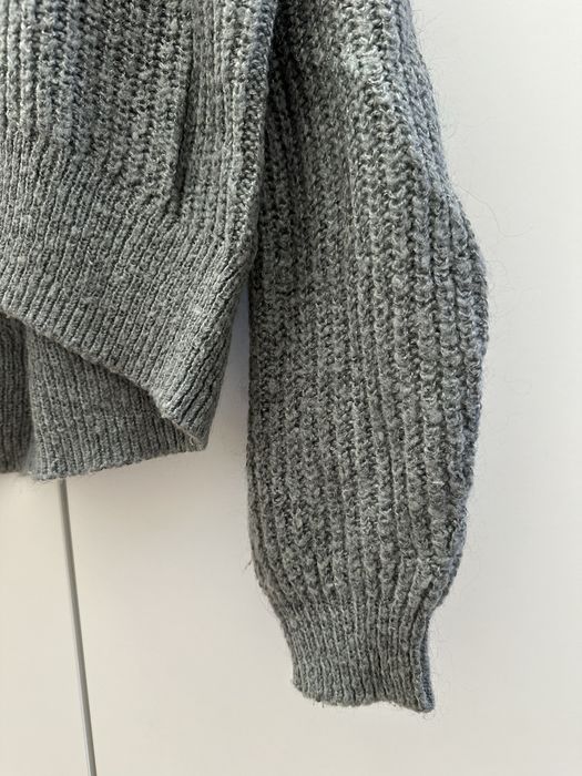 H&M sweter sweterek szary XS