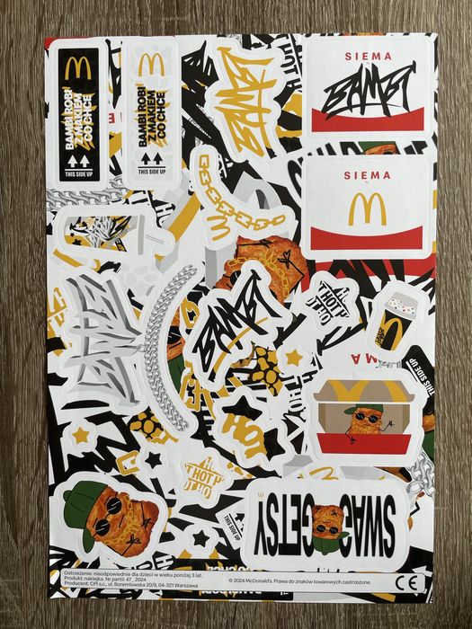 Naklejki Bambi McDonald’s