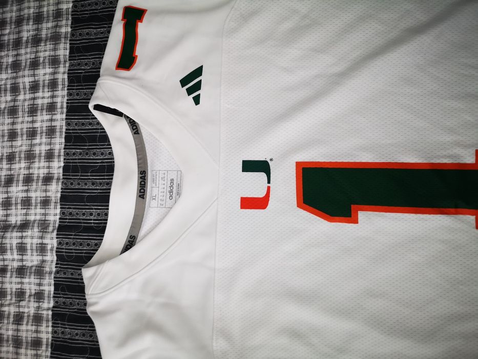 Koszulka NFL Adidas Miami Hurrricanes