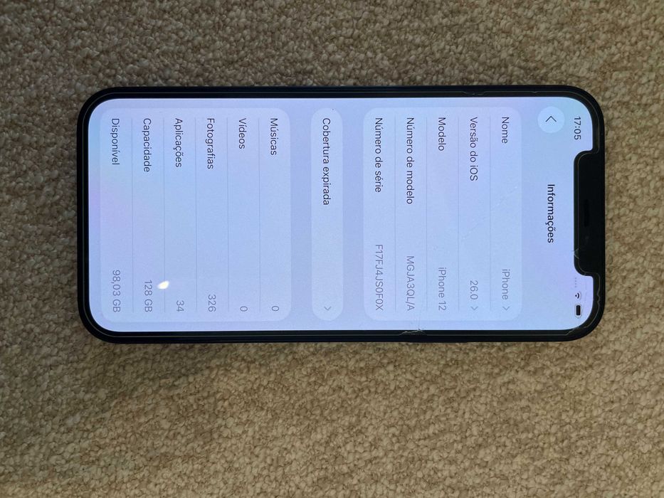 Iphone 12 - 128 GB - Bom estado + 2 capas