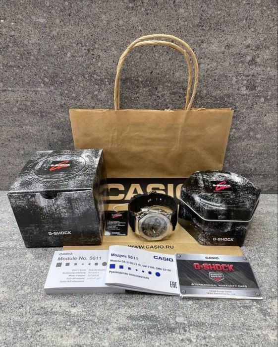 Часы Casio G-Shock GM-2100-1A Оригинал