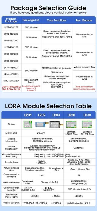 Moduł LoRa SX1262 868Mhz LR30 22dBm 8KM Meshtastic Meshcore Semtech