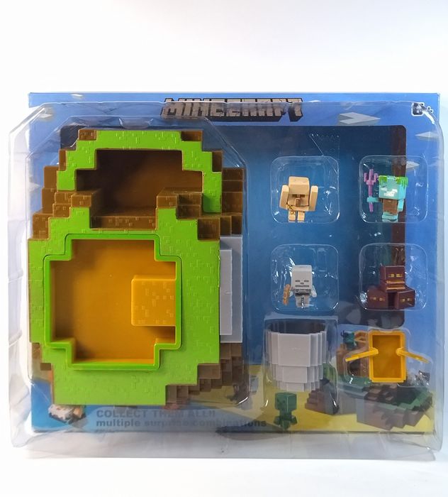 Игровой набор Майнкрафт "Оазис" 4-мини фигурки.