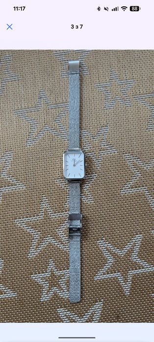 Годинник срібний Daniel Wellington