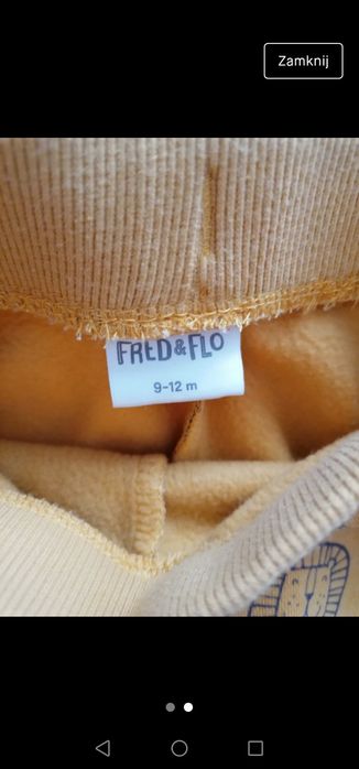 Spodnie ciepłe 80 F&F