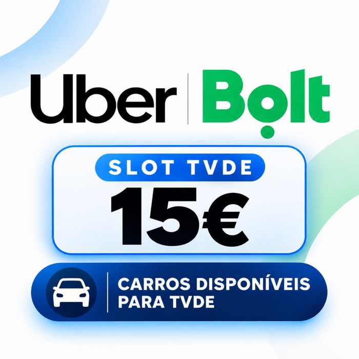 Tvde slot, uber/bolt aluger