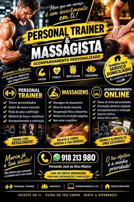Personal Treiner e Massagista