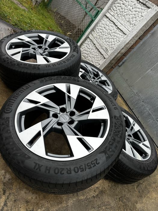 Диски 5/112 R20 +літні шини Audi E-Tron Q2 Q5 SQ5 A8 AllRoad Q3 Q4 R8