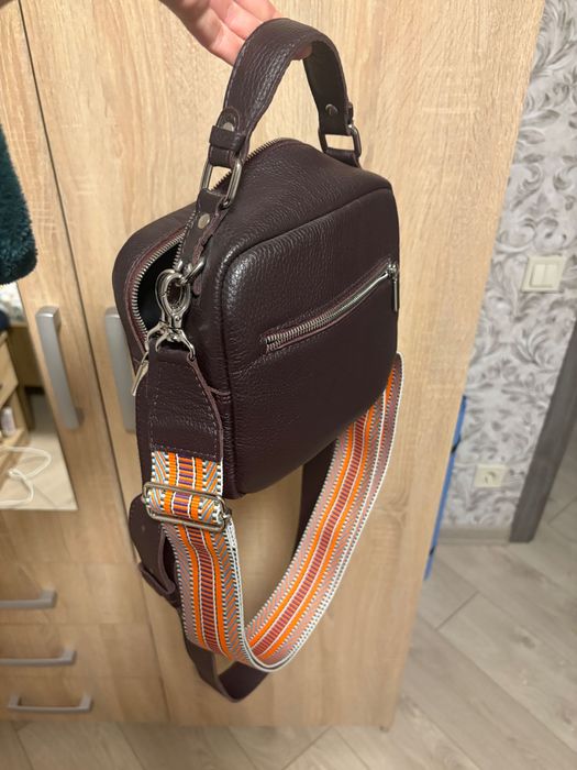 Шкіряна жіноча сумка