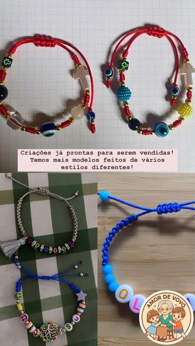 Pulseiras feito a mao