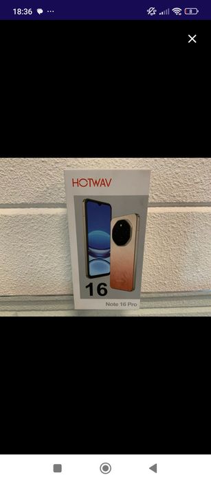 Smartphone hotwav note 16 pro space black