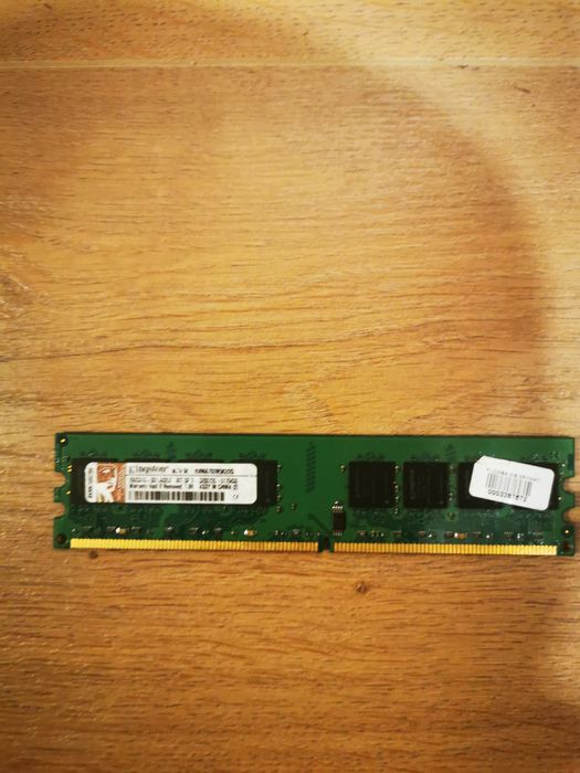 Pamięć RAM 1GB Kingston DDR2 667MHz KVR PC2-5300 DIMM - do sprawdzenia