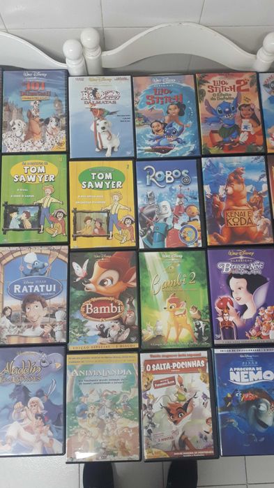 DVD´s de banda desenhada 96 unidades