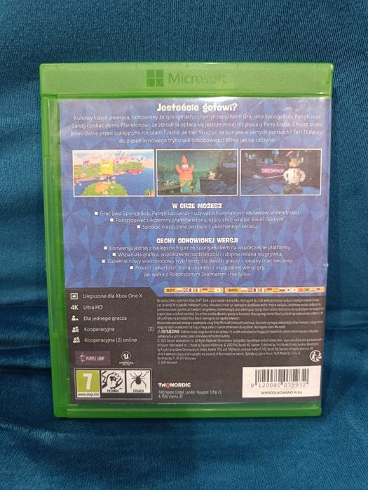 Xbox one GRA SpongeBob pl