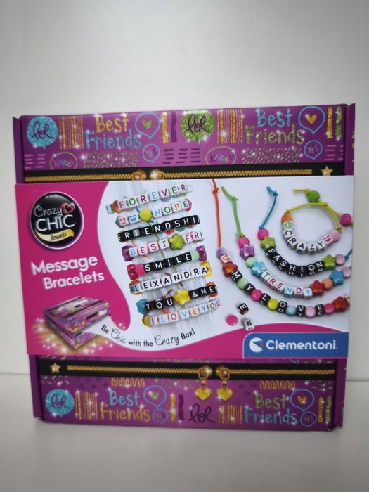 Clementoni Crazy chic Bransoletki z wiadomością
