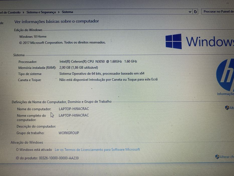 Vendo computador HP muito pouco uso