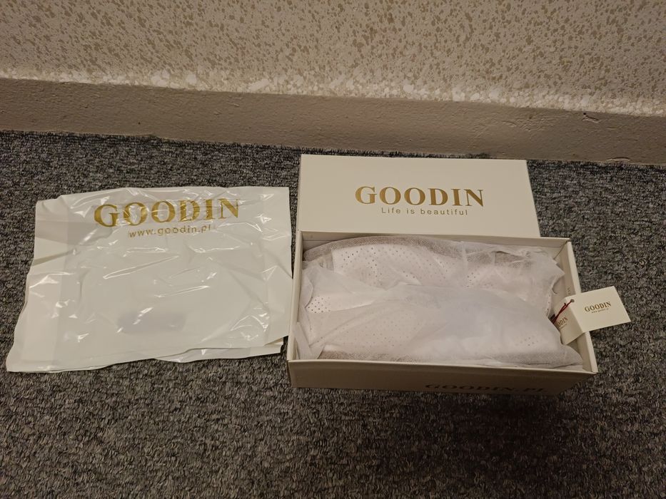 Damskie baleriny sandały letnie Goodin r. 38 białe
