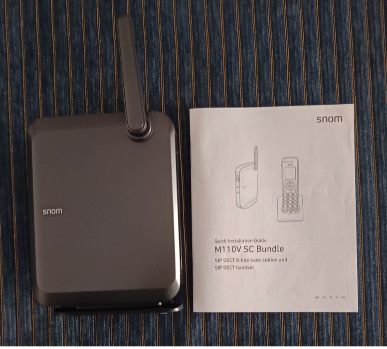 SNOM M110SC base 8 Linhas + telefone SIP DECT