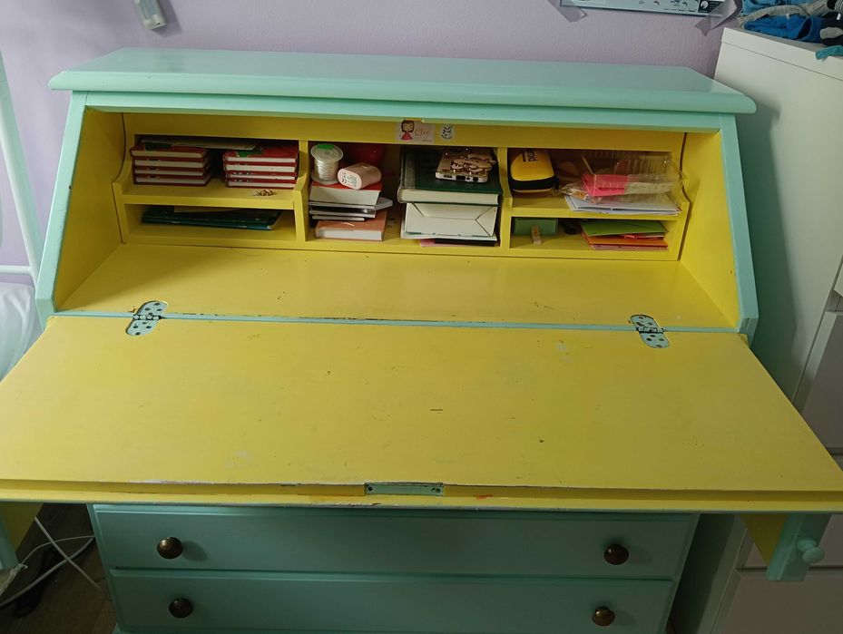 Study desk/secretary, made of solid wood64586029507457121