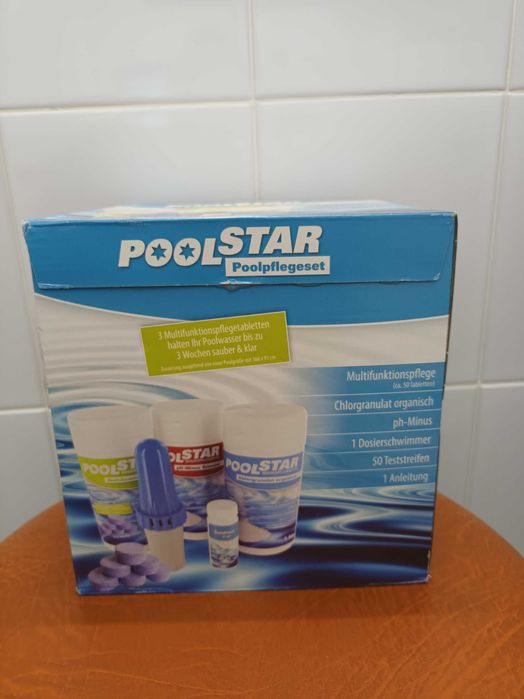 Zestaw do pielęgnacji basenu PoolStar Zestaw startowy