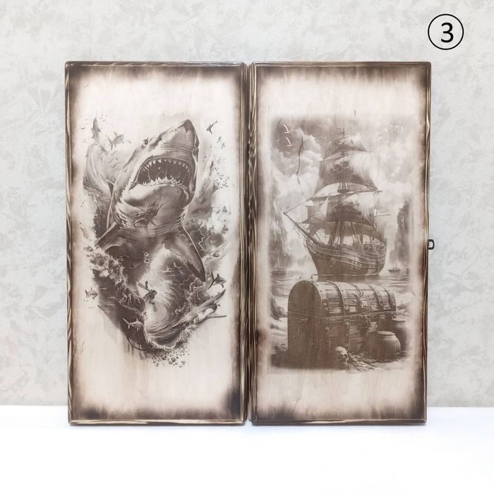 Нарды для подарка.  50х25х5 см.