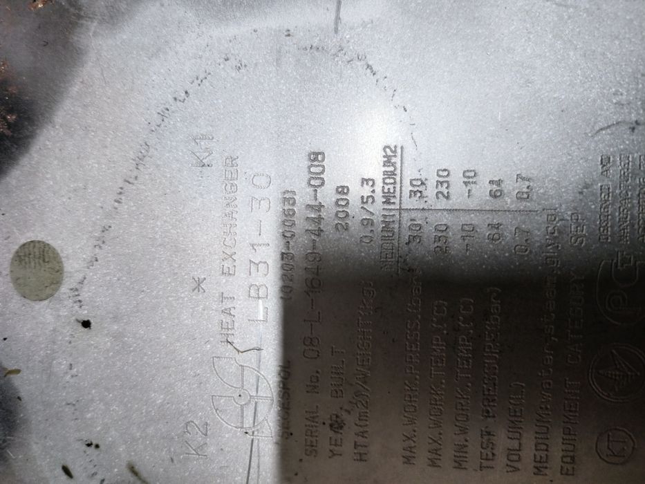 Wymiennik płytowy secespol 30 kw