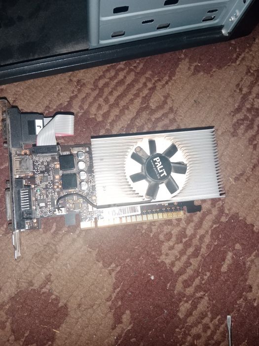 Видеокарта Palit GeForce GT 730 1GB GDDR5 | HDMI DVI VGA | Рабочая