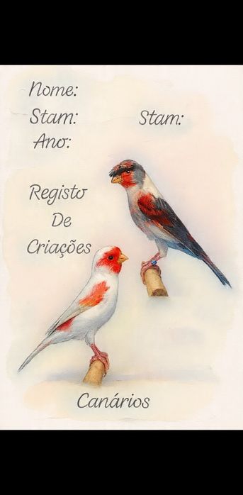 Livros de registo de criação